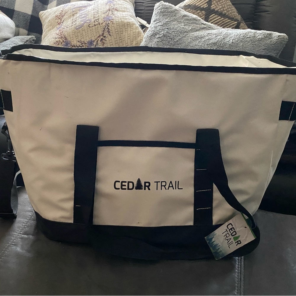 Insulated cooler tote bag